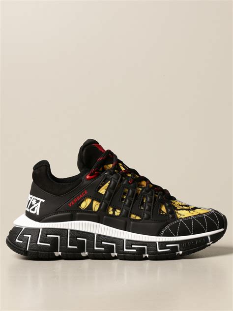 versace leather chain reaction|Versace chain reaction sneakers price.